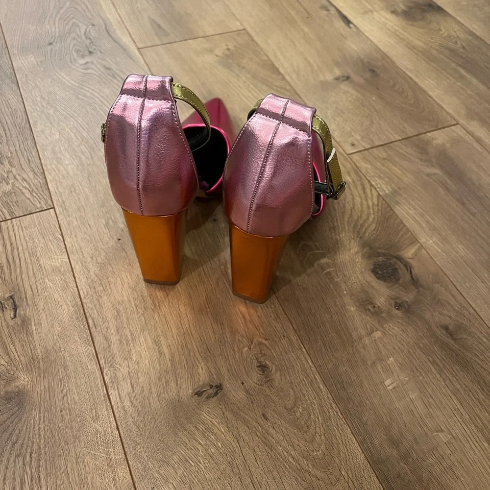 SHEIN Pink and Multi-Color Women's Heels - Picture 4 of 7